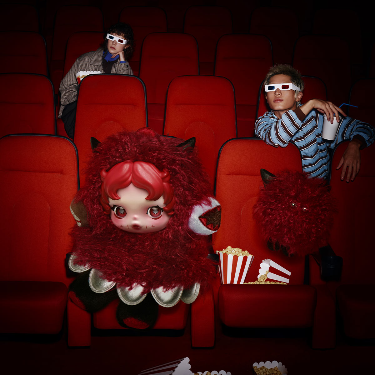 SKULLPANDA You Found Me! Series Plush Doll Pendant